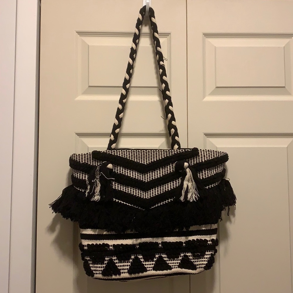 Zara tweed bag